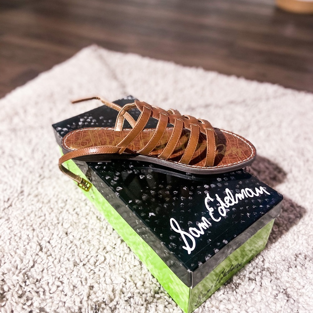 Sam Edelman Brown Leather Sandals